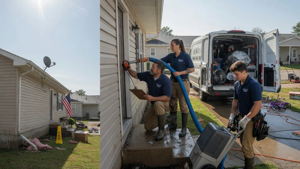 Ceiling Water Damage Restoration in Van Orin, IL near me